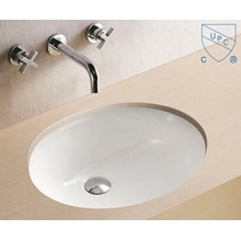 Hohe Qualität Badezimmer Unter Counter Oval Runde Form Kunst Keramik Porzellan Waschbecken Waschbecken
